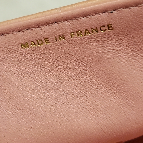 Authentic Chanel Chocolate Bar Flap Bag in Pink - Picture 13 of 17